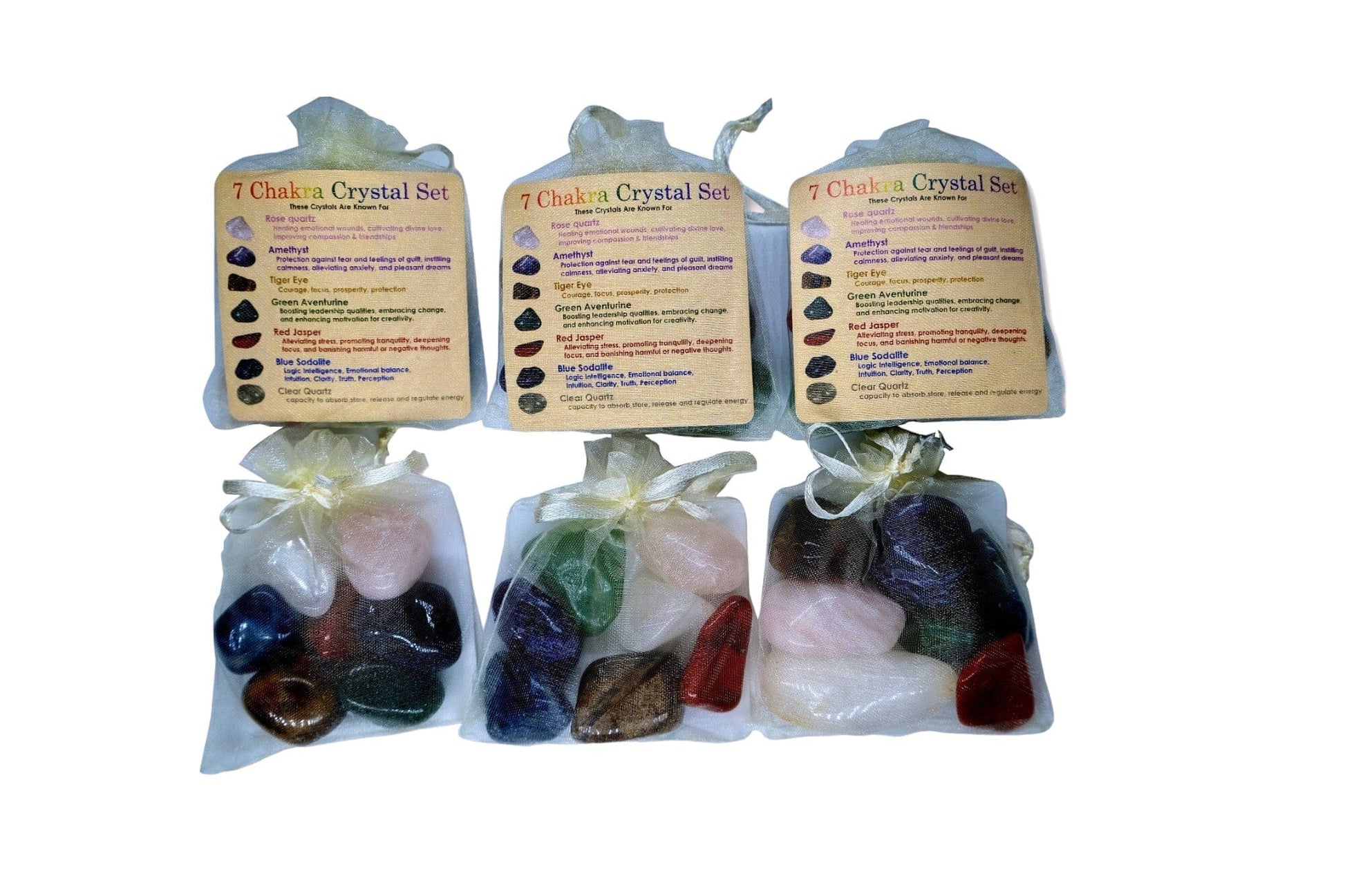 7 Chakra Crystal Set Crystals Divinne Ssence