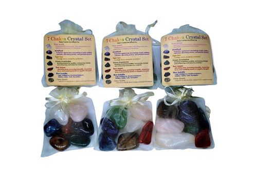 7 Chakra Crystal Set Crystals Divinne Ssence