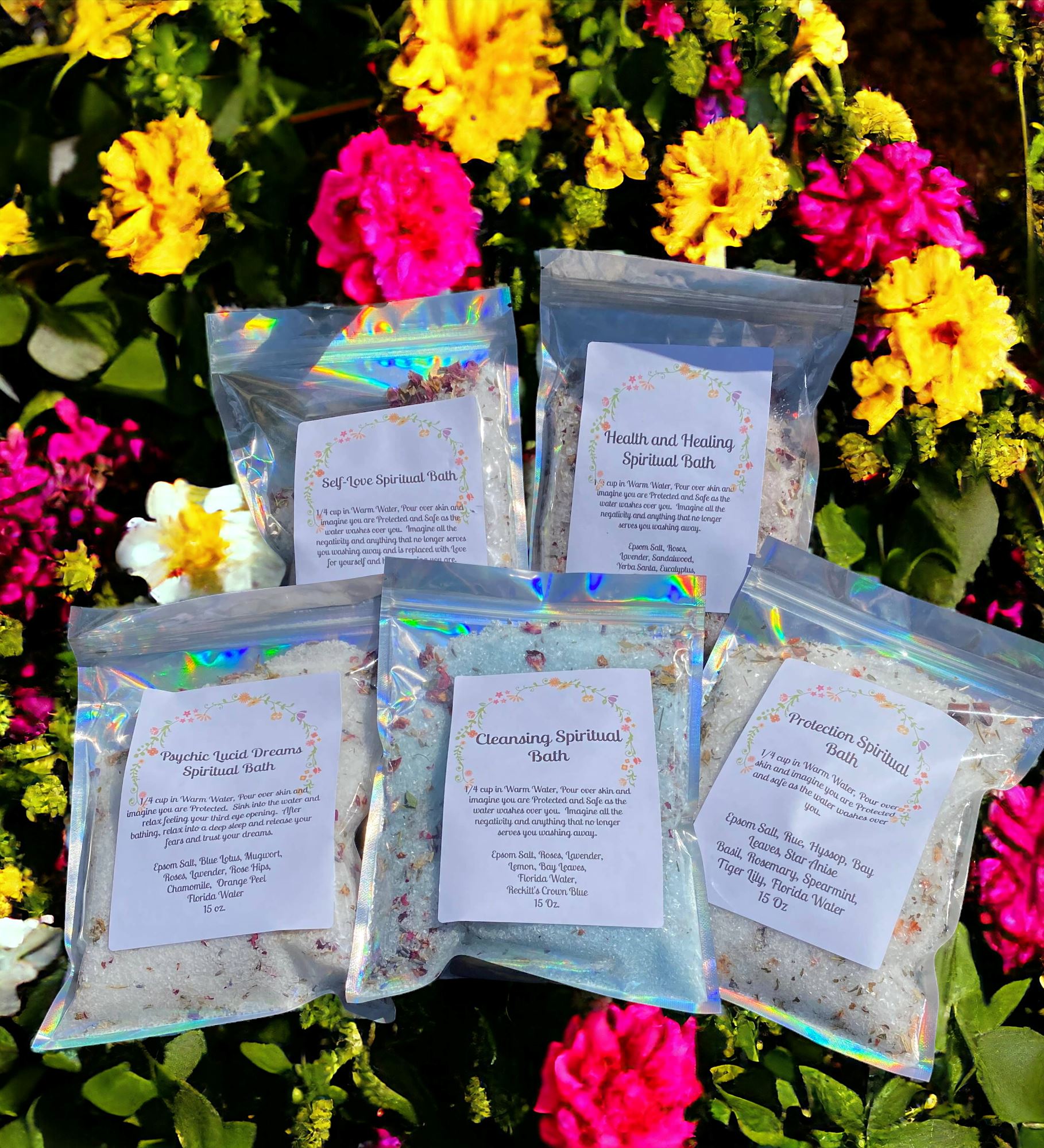 Divinne Spiritual Bath Set Bath Salts Divinne Ssence